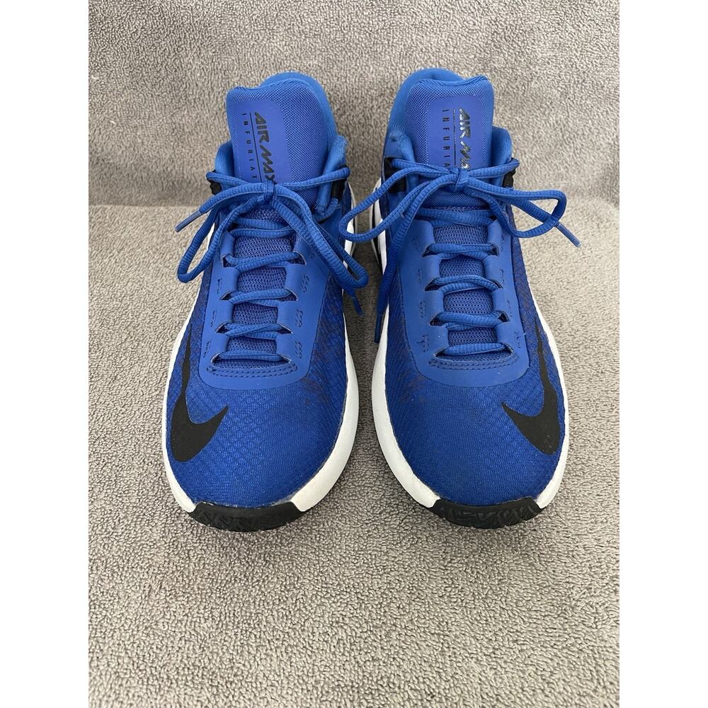 Size 5 (GS) - Nike Air Max Infuriate 2 Mid Low White Blue Black Size 5Y
